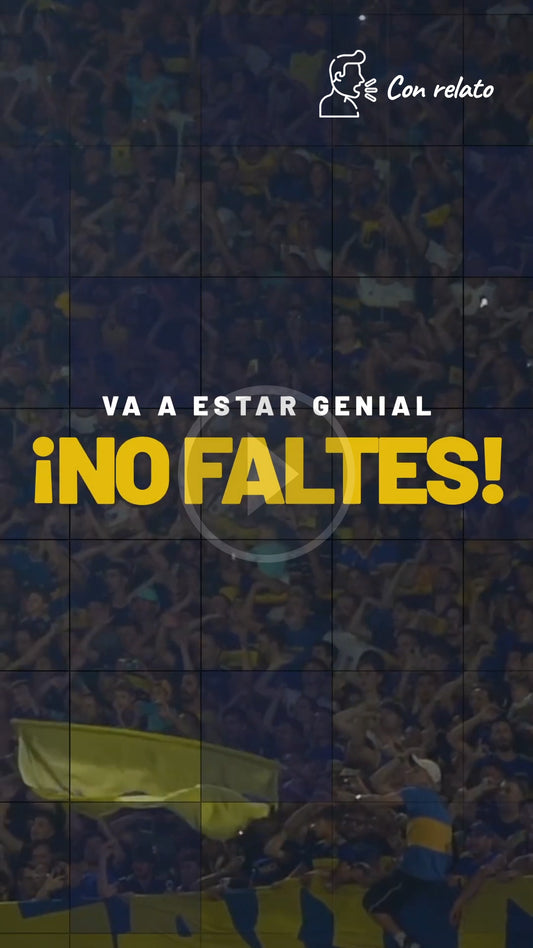 Invitación Cumpleaños de Boca Juniors (Con relato)
